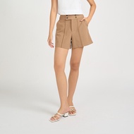 Khaki Bros. - High waist short - กางเกงขาสั้นผู้หญิง - KL23T006