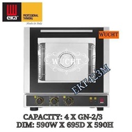 【WUCHT】 EKA EVOLUTION CONVECTION OVEN WITH MULTIFUNCTION FOR COOKING EKF 423M