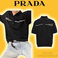 ️[Hight Quality] - Prada Knit polo T-shirt, Men's polo shirt, men's polo shirt, men's shirt