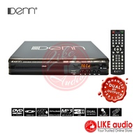 DENN DVD-23UK DVD Player with USB/ MP4/ MP3/ CD Ripping/ Karaoke/ Dual AV Out