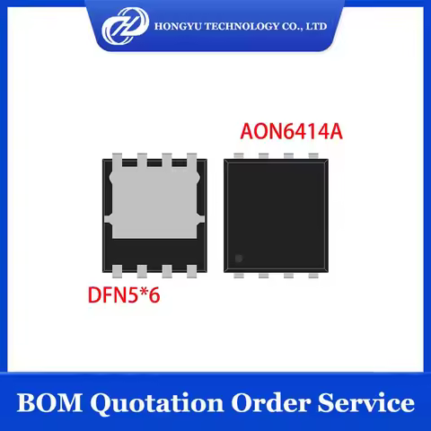 20 Pcs AON6414A AON6414 6414A AO6414A AO6414 MOSFET N-CH 30V 50A DFN5*6 N Channel In Stocks