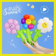 Smiley Daisy Balloon Daisy Balloon Smiley Balloon Handheld Balloon Daisy Sunflower Balloon Mini Sunf