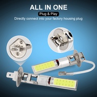 6000k White COB LED Bulb Light 10W H1 H3 H27 881 H27 880  Car Fog Light Super Bright