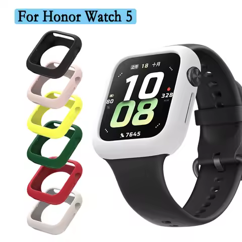 Soft Silicone Cover For Huawei Honor Watch 5 Hollow Protective Case Super Light Watch Case Decoratio