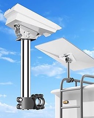 Fit for Starlink Gen 3 RV Ladder Mount, 304 Stainless Steel Roof Rack Mount for Starlink Gen3, Compa