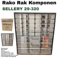 Rako Component Rack Sellery 29-320 39 Slot Drawers
