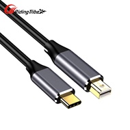 USB C To Mini DisplayPort Cable High Resolution 4K 60hz Connector For Desktop Laptop Projector Monitor Phones 1.8M