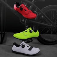 Ready Stock Professional Cycling Shoes Bicycle Shoes Functional Shoes Rotating Buckle Bicycle Shoes Road Cycling Shoes Lace-Free Sports Shoes Road-Soled Bicycle Shoes Flat Shoes Outdoor Sports Shoes Rubber Outdoor Bicycle Shoes Profession