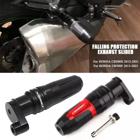 For CB500X CB500F CB 500X 2013-2021 Motorcycle CNC Accessories Falling Protection Exhaust Slider Cra