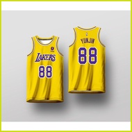 ✁ ↗ ✴ ☜ Outdoor Sports lakers 88 YUNJIN  Basketball  Jersey