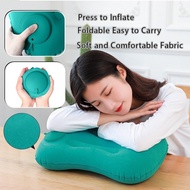 Press Type Inflatable Pillow Foldable Portable Travel Air Pillow Beach Air Pillow Camping Pillow