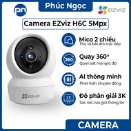 EZviz H6C 5Mpx camera, 360 degree indoor camera, 2-way conversation - Phuc Ngoc Computer
