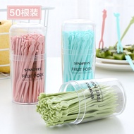 Fruit Fruit Fork Disposable Fruit Fork Set Plastic Fruit Pick Eating Dessert Fork Dessert Fork Fruit