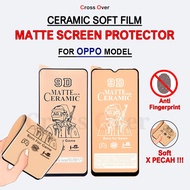OPPO RENO 8 PRO 5G 8Z 7 PRO 7Z 6 6Z 5 5F 4 3 2 2F 2Z Ceramic Matte Full Screen Protectors