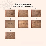 Customized Please Sign Our Guest Book Polaroid Photo Album Gift Wooden Guest Book Wedding Christmas