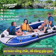 INTIME inflatable fishing boat float holds 3-4 people for picnic Kayaks