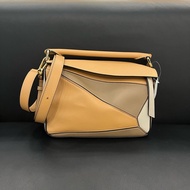 羅意威loewe 新款拼色puzzle包小號 附件：無