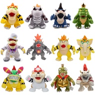 JAMXUN  New Bowser Bros Plush Toys King Koopa Bowser King JR Anime Cartoon Soft Stuffed Plush Toy Do