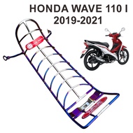 honda wave 110i กันลายเวฟ110i 2021 / 2020 / 2022 กันลายwave110i เงิน-น้ำเงินไทเท