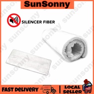 Fibre Glass Exhaust Silencer Fibre Muffler Ekzos Universal Kain Fiberglass