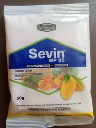 SEVIN WP85 INSECTICIDE CARBARYL POWDER 50g for plant, vegetables and other crop