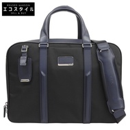 Tumi JARVIS 豪華筆記型電腦TOP，男士商務包，黑色 x 海軍藍，153559（二手） - 成色極佳