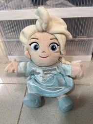 迪士尼 Frozen 冰雪奇緣 Elsa 愛莎 公主 毛公仔 娃娃
