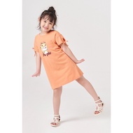 short sleeve K'S CLOSET Dress Made of Cotton Fabric for Girls (2-14 years old) from 9kg-42kg E049ONS