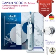 Oral-B Genius 9000 Electric Bluetooth Toothbrush Lotus White [Special UK Dragon Fly Edition] [EU]