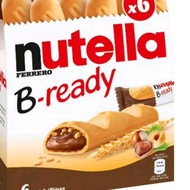 Nutella B Ready Biskuit Isi Nutella Coklat.