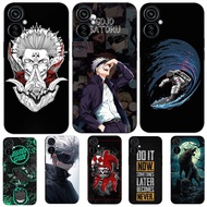 Case For TECNO CAMON 19 NEO Silicon Phone Back Cover black tpu case Satoru Gojo