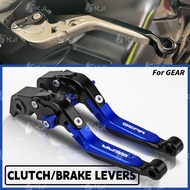 For Yamaha MIO GEAR 125/GEAR S 125 Brake Lever Set Adjustable Folding Handle Levers Accessories