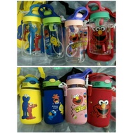 NN/Clear Glass With Screen Print elmo Water Bottle Bouncy Tube
