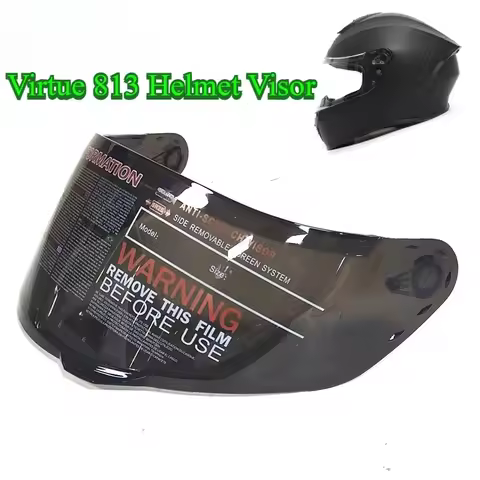 Virtue 813 Full Helmet Visor Motorcycle Helm Lens Accessory Cascos Para Moto