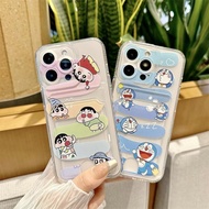 Rainbow Sticky Notes Bear Kitten card case Shockproof Phone casing OPPO Reno 10 11 PRO 11F 4 4G 5 6 
