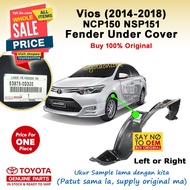 (Original) Vios 1.5 (2014-2022) Front Fender Under Cover TOYOTA NCP150 NSP151 Liner Under Sheild Dau