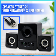 COD SADA Active Speaker Stereo 2.1 with Subwoofer & USB Power  D 202 / speaker stereo super full bas