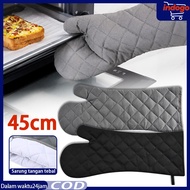 45cm Thick Heat Resistant Oven Cooking Gloves / Oven Hand Gloves Baking Microwave Oven Gloves/