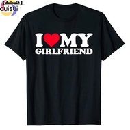 【duisui2】 I Love My Girlfriend Shirt I Heart My-Girlfriend Shirt GF T-Shirt Boyfriends Gifts Valenti