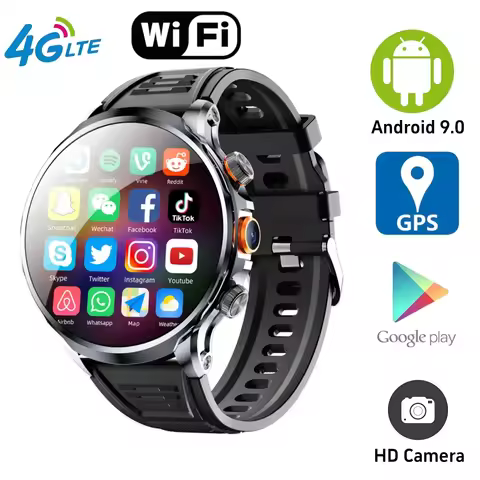 H18 Smart Watch With 1.95 inch IPS 1100mah Battery 128GB ROM 500W Camera GPS WIFI Heart Rate APP Dow