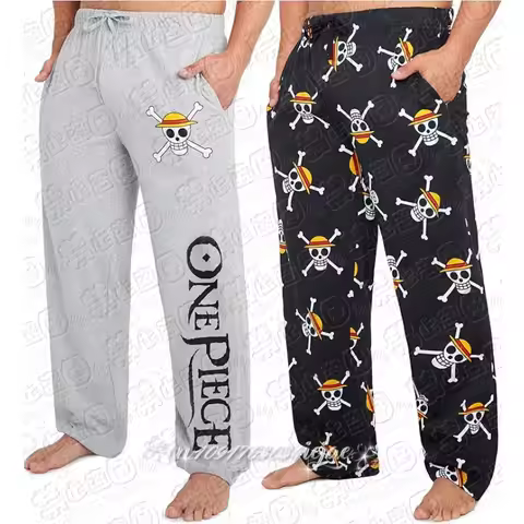 2026 Spring/Summer ONE PIECE Anime Monkey D. Luffy Printed Loose Children's Fashionable Lounge Pants