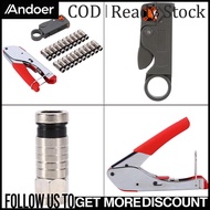 Andoer CRIMPING Plier CABLE CRIMPING CUTTER มัลติฟังก์ชั่นใช้กันอย่างแพร่หลายใช้งานร่วมกับสะดวกสบายส