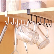 Kitchen Storage Metal Rack Cupboard Sundries Hanging Hook Shelf Shelf Bathroom