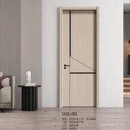 Pintu kayu kristal karbon ringkas, pintu bilik, pintu bilik tidur, jualan langsung daripada pengelua
