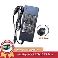 Genuine KA09048019-027 Huntkey 48V 1.875A AC Adapter 90W Charger For Hikvision NVR-108MH-D/8P PoE NV