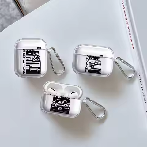 Clear Earphone Cases Cover Case For Airpods Pro3 1 4 2 Pro2 3 Pro Japan Jdm Dream Car