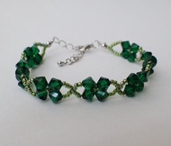 小花手鍊, 施華洛世奇元素,  中綠