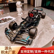 Compatible with Mercedes F1Mercedes-Benz Formula Racing Car Building Blocks Sports Car Mechanical Se