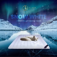 Latex Feel Cool Mattress Topper LE Room 6.4cm (2.5") Snow White (5Star Hotel) 30D Guaranty
