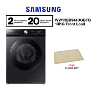 Samsung Bespoke 13KG Front Load Washer WW13BB944DGBFQ Washing Machine Mesin Basuh (FREE Floor Mat)
